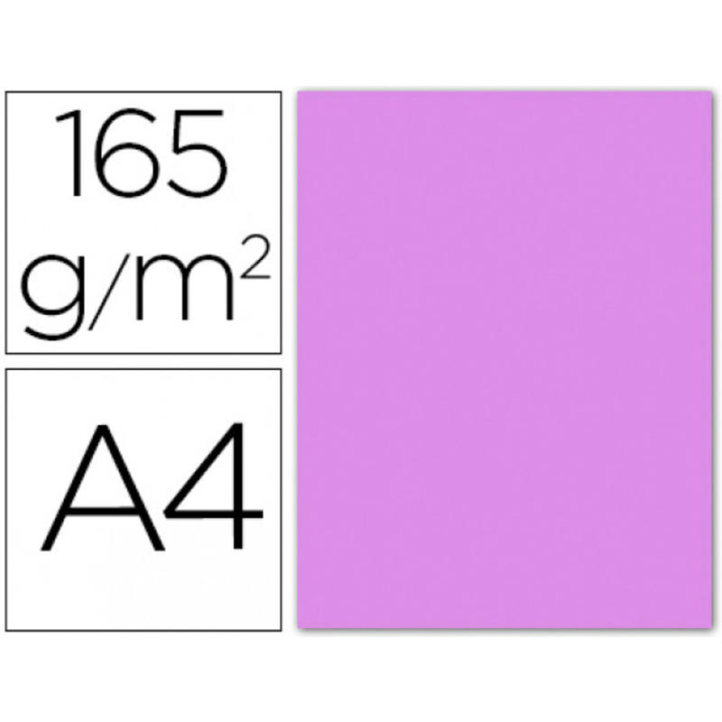 Compra Papel Color Liderpapel A4 165g M2 Lila Paquete De 9