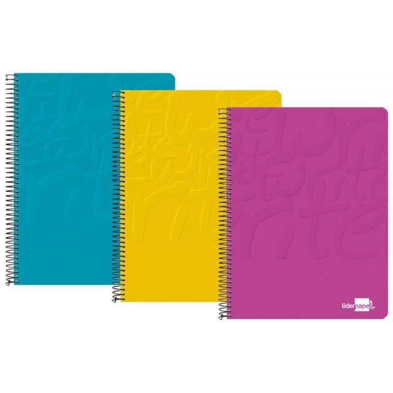 Compra Cuaderno espiral liderpapel a5 micro antartik tapa forrada120h